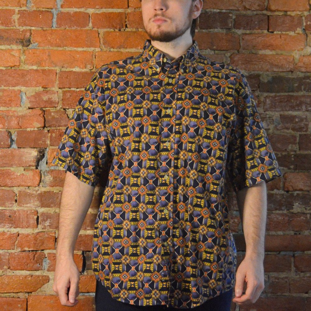 Abstract Geometric Pattern Shirt